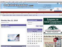 Tablet Screenshot of community.oakdaleleader.com